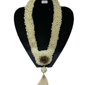 COLLAR DE PERLAS AMARILLAS