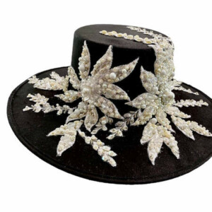 Sombrero De Gamuza Negro