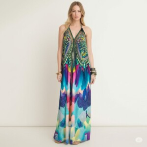 VESTIDO COLOR FULL PLAYERO